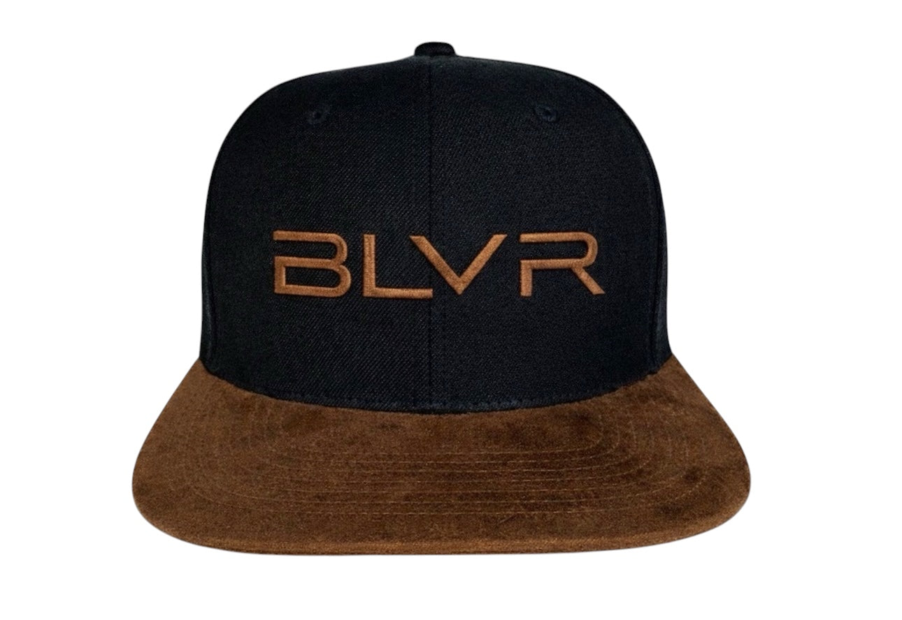 BLVR™ MOCHA SUEDE SNAPBACK