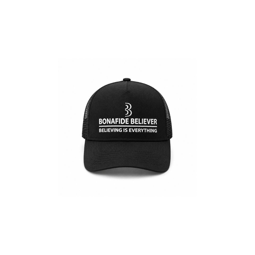 Bonafide Believer Hat ( Black ) with Logo
