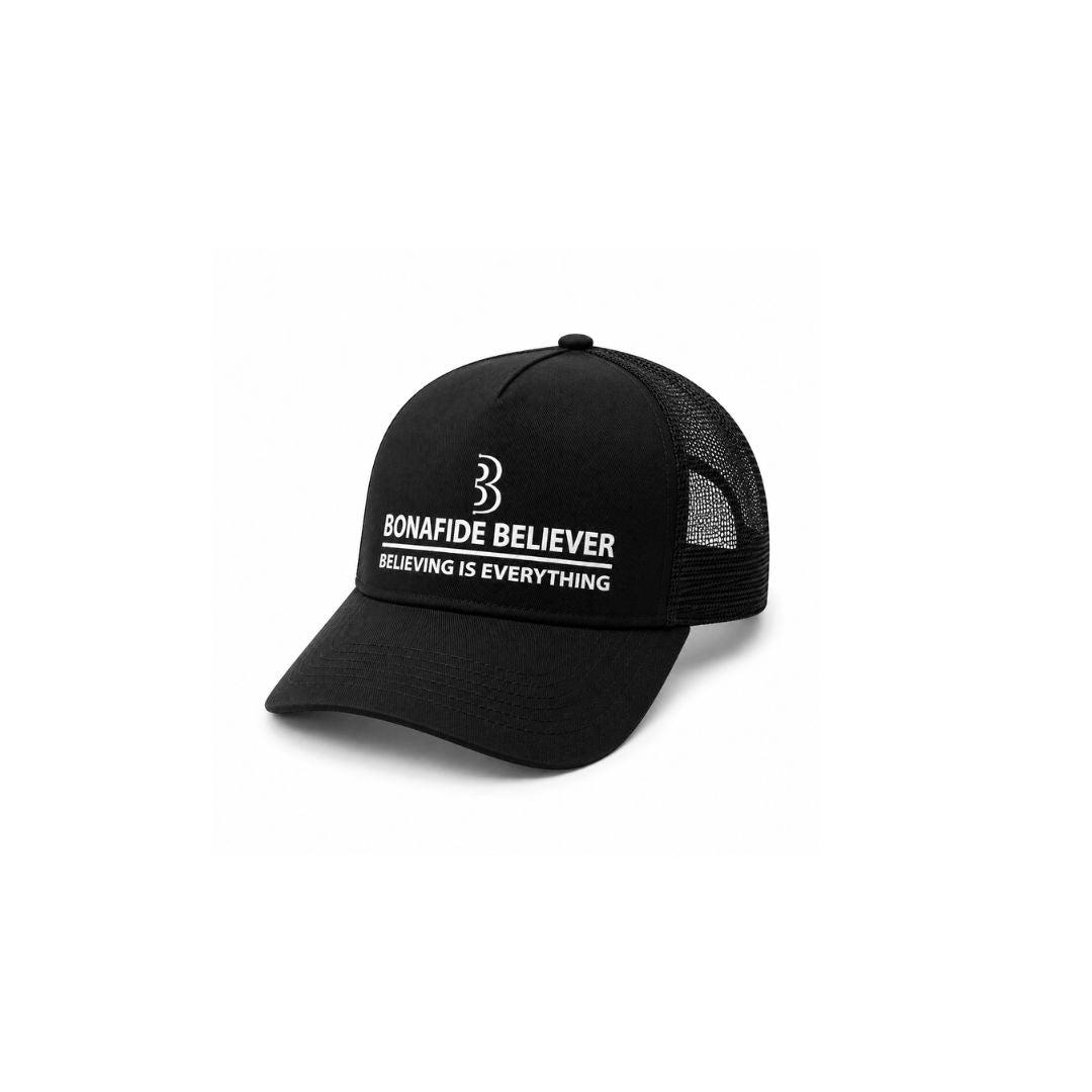 Bonafide Believer Hat ( Black ) with Logo
