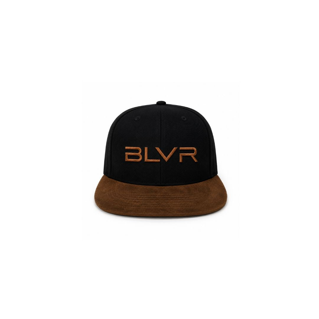 BLVR™ MOCHA SUEDE SNAPBACK