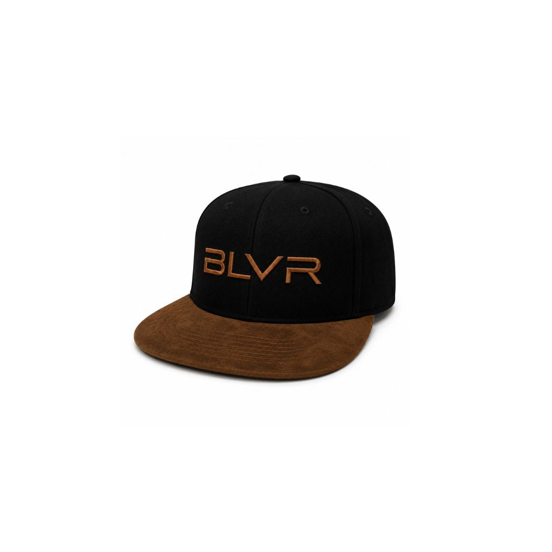 BLVR™ MOCHA SUEDE SNAPBACK