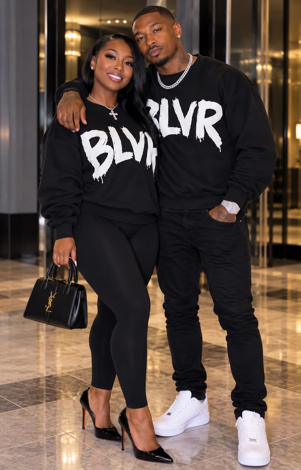 BLVR™ Christian Sweater | Limited Release Faith-Based Streetwear Born to believe. Built to stand firm