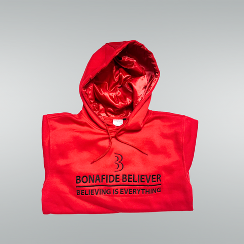 Bonafide Believer Hoodie – Red