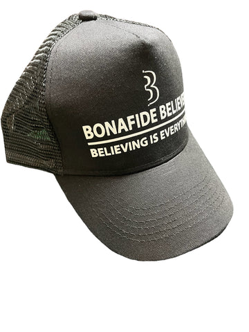 Bonafide Believer Hat ( Black ) with Logo