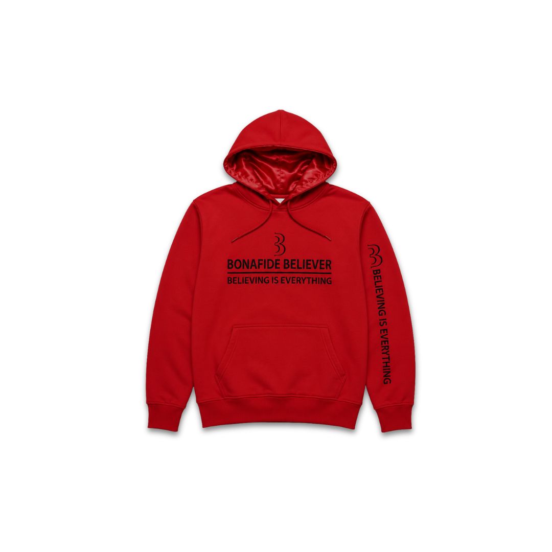 Bonafide Believer Hoodie – Red