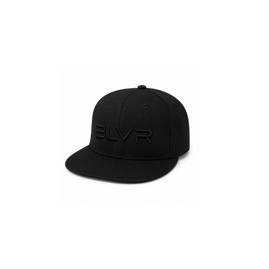 BLVR™ — BLACK ON BLACK SNAPBACK