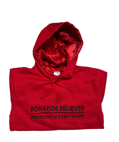 Bonafide Believer Hoodie – Red